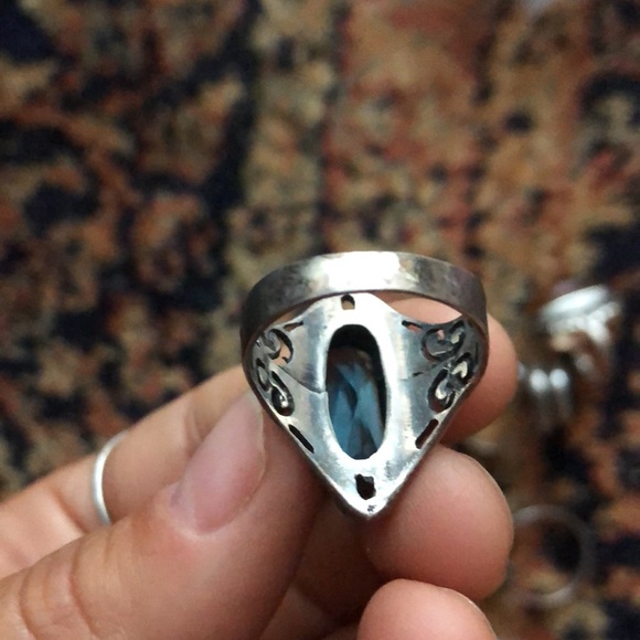 Stamped Sterling Silver Ring - Picture 4 of 5